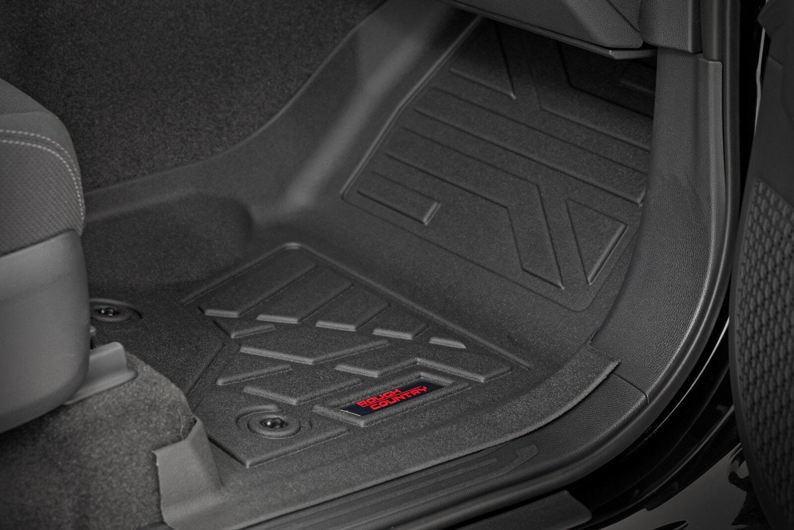Rough Country Sure-Fit Floor Mats Front for Toyota 4Runner 2025