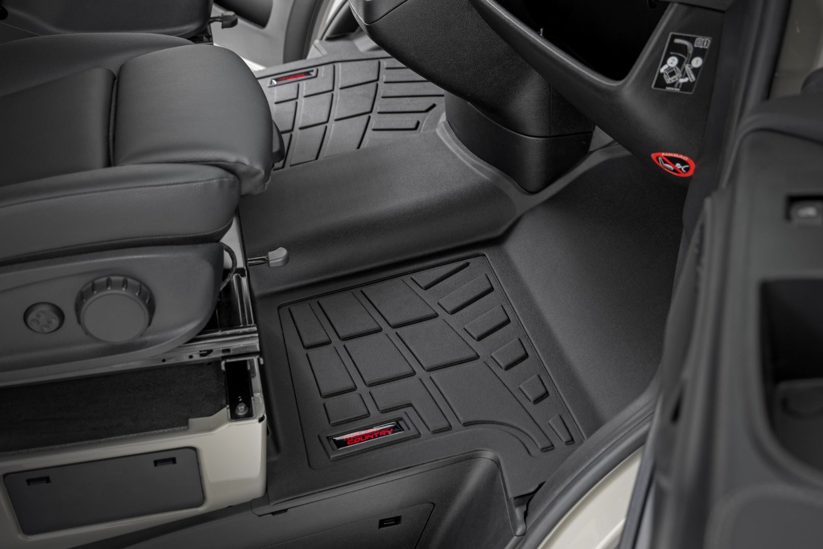 Rough Country Sure-Fit Floor Mats | Front | for Mercedes-Benz Sprinter Van 19-25 -2