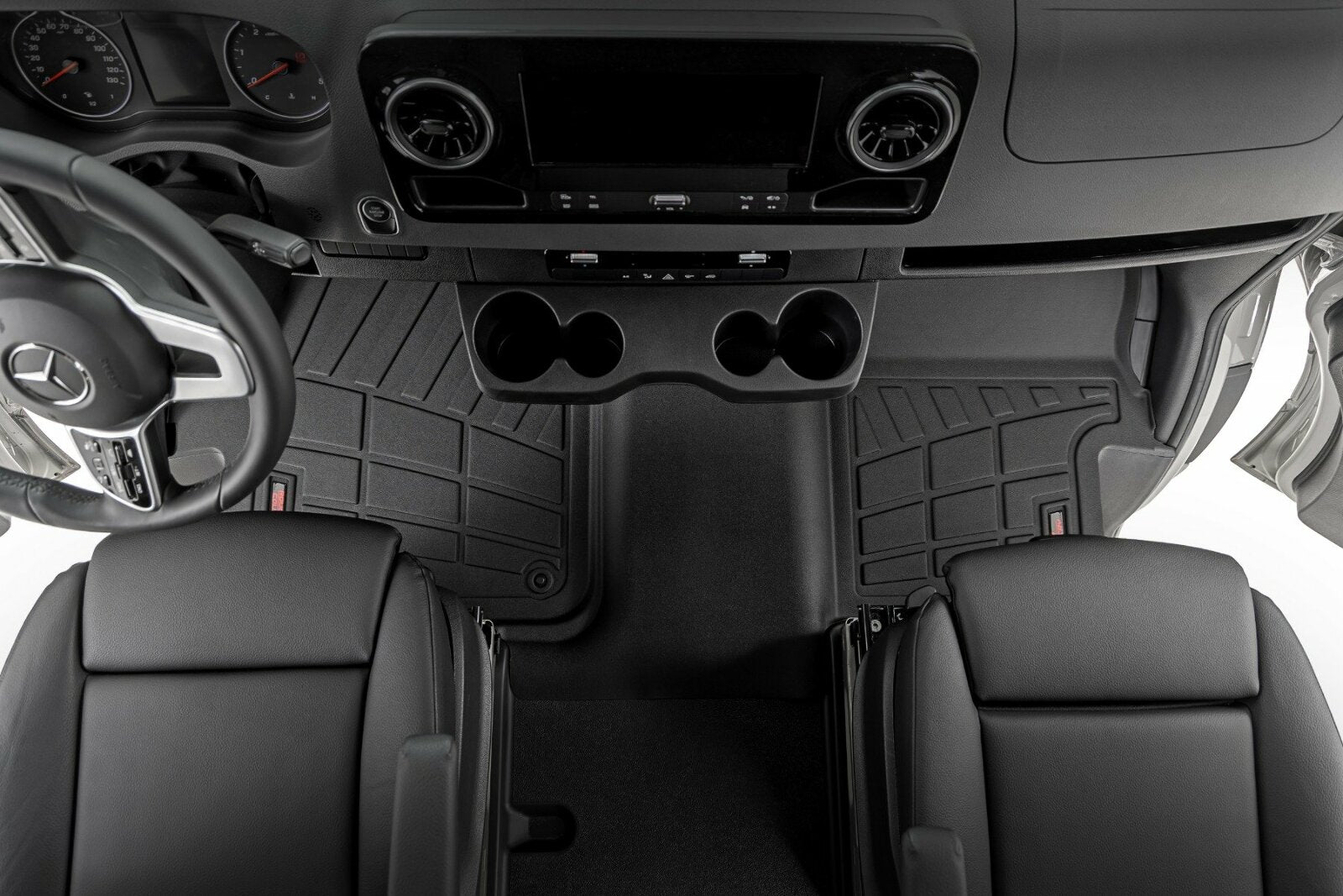 Rough Country Sure-Fit Floor Mats | Front | for Mercedes-Benz Sprinter Van 19-25 -3