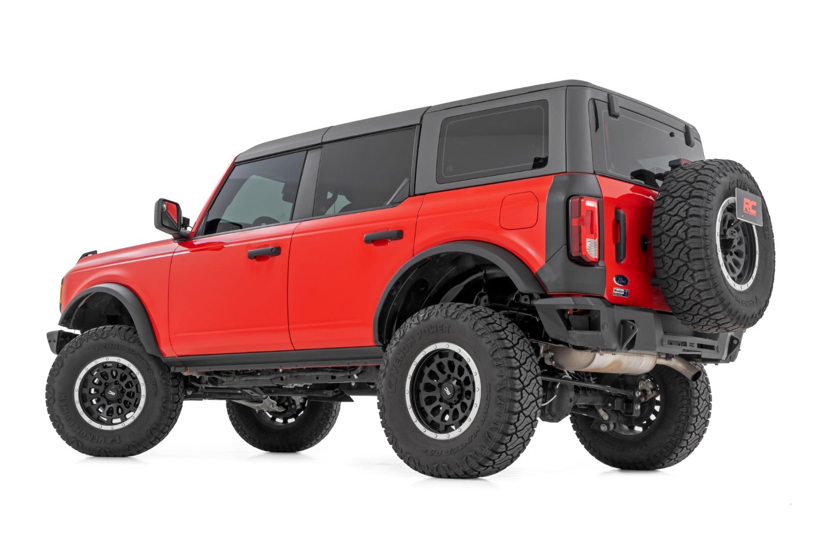 Rough Country Trail Cladding | Rocker Sill Plates | for Ford Bronco (2021-2025) -4