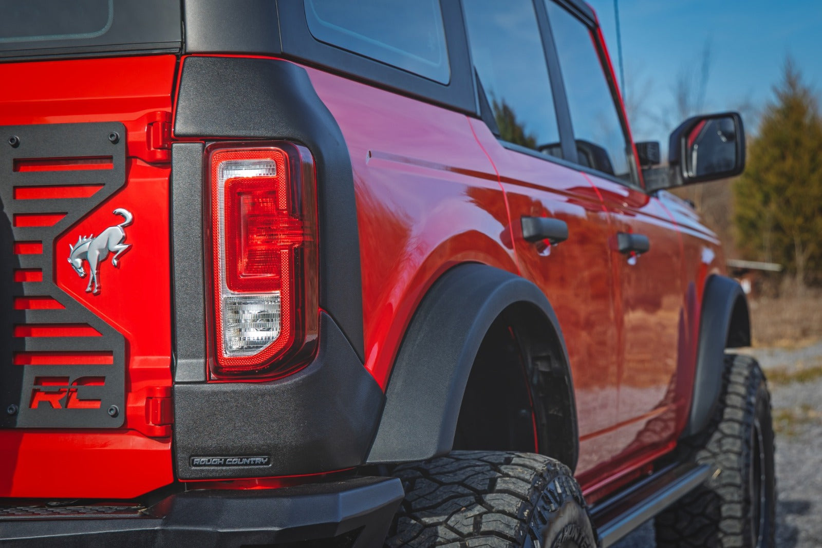Rough Country Trail Cladding Rear Corners for Ford Bronco 4WD 2021-2024 TC13029