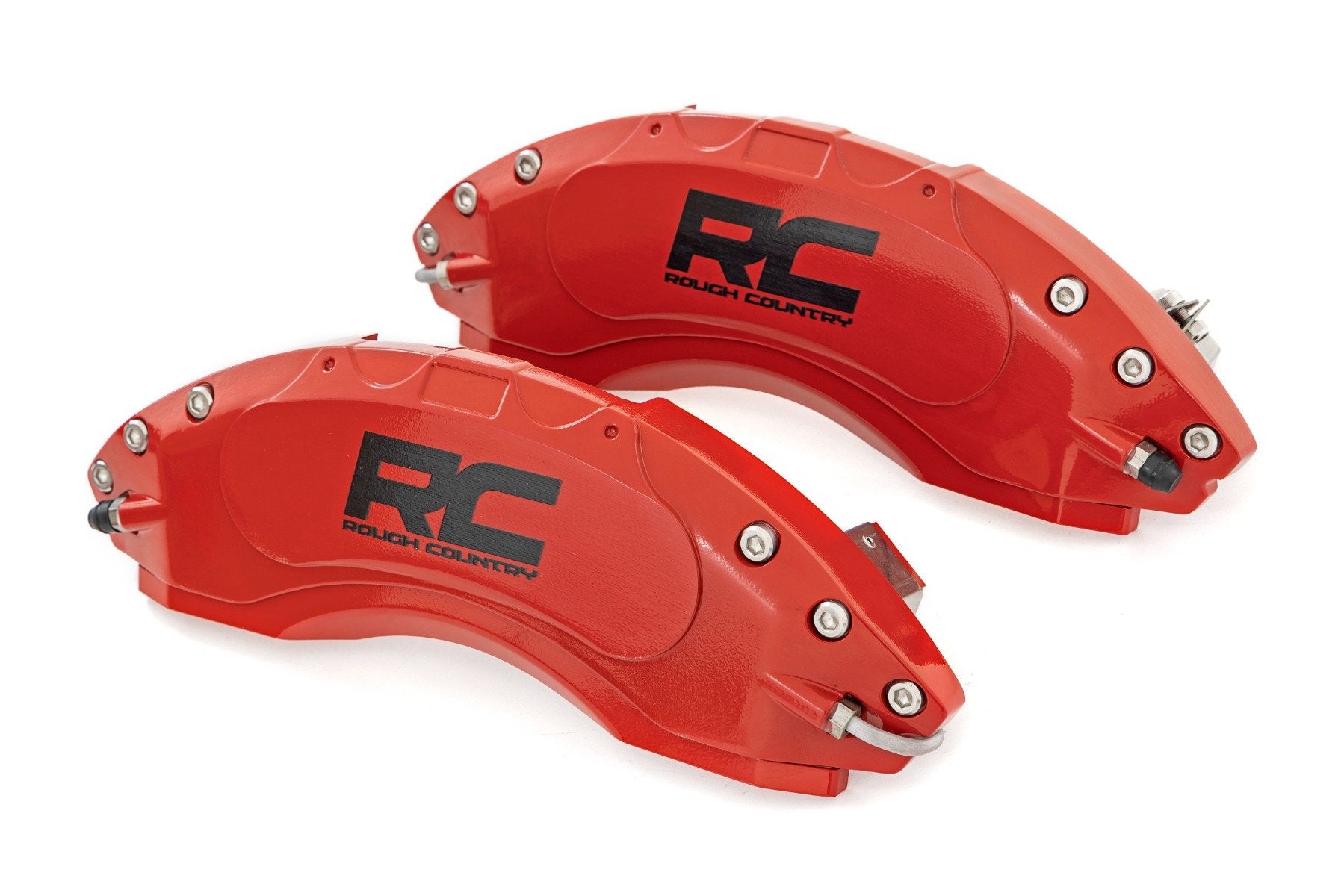 Rough Country Caliper Cover Red Ford F-250 2WD/4WD 13-22 71108