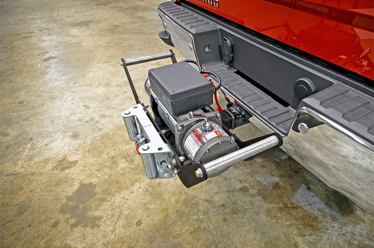 Rough Country 2in Receiver Winch Cradle Holds up to a 12,000lb winch RS109