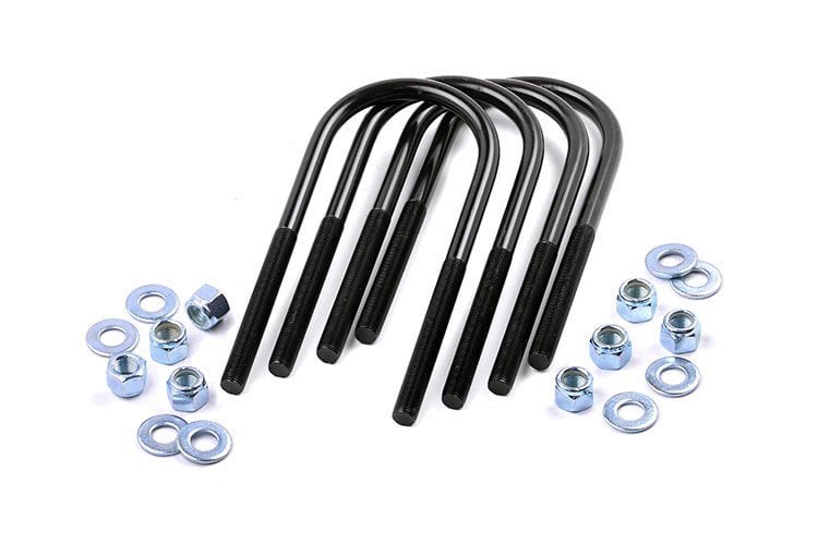 Rough Country 5/8-inch Round U-bolts 2.75 x 7.50 Set of 4 7610