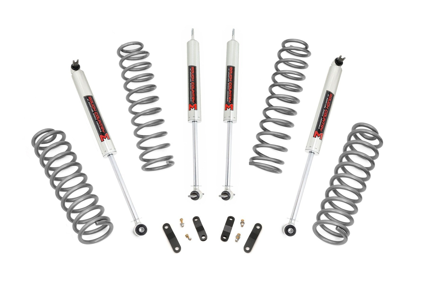 Rough Country 2.5" Lift Kit Coils M1 For Jeep Wrangler JK 4wd 07-18 67840