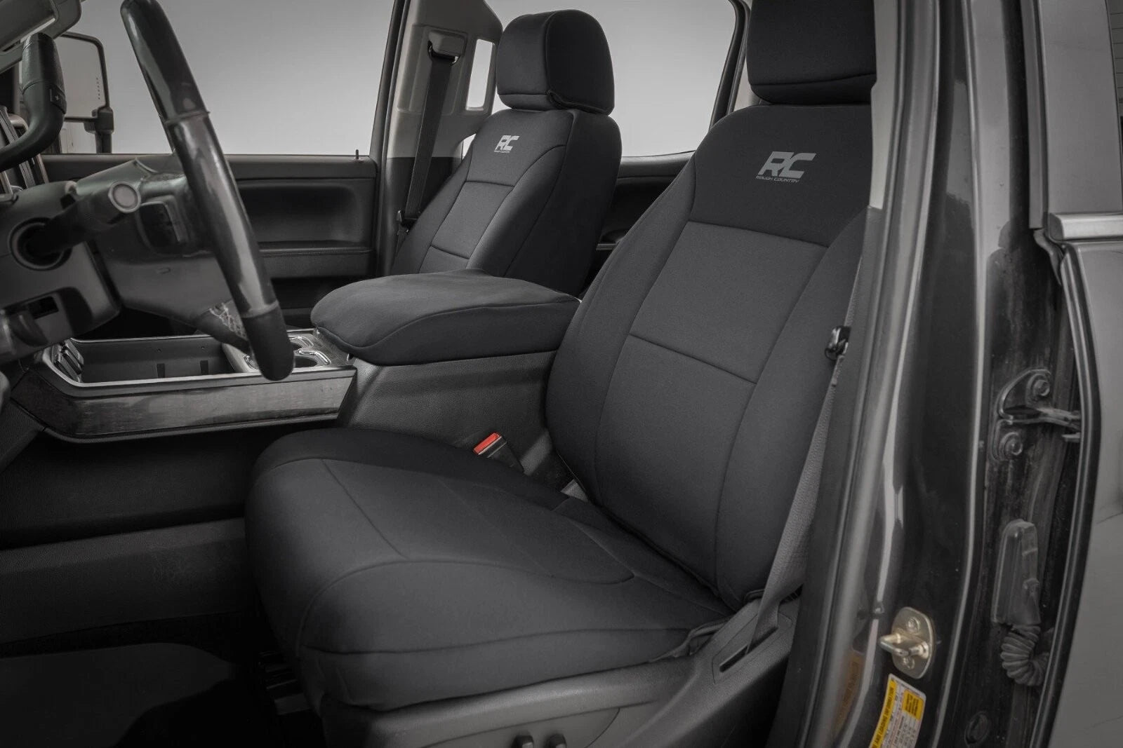 Rough Country Seat Covers FR Bucket & RR 60/40 Bench Chevy/GMC 2500/3500HD 14-25 91070