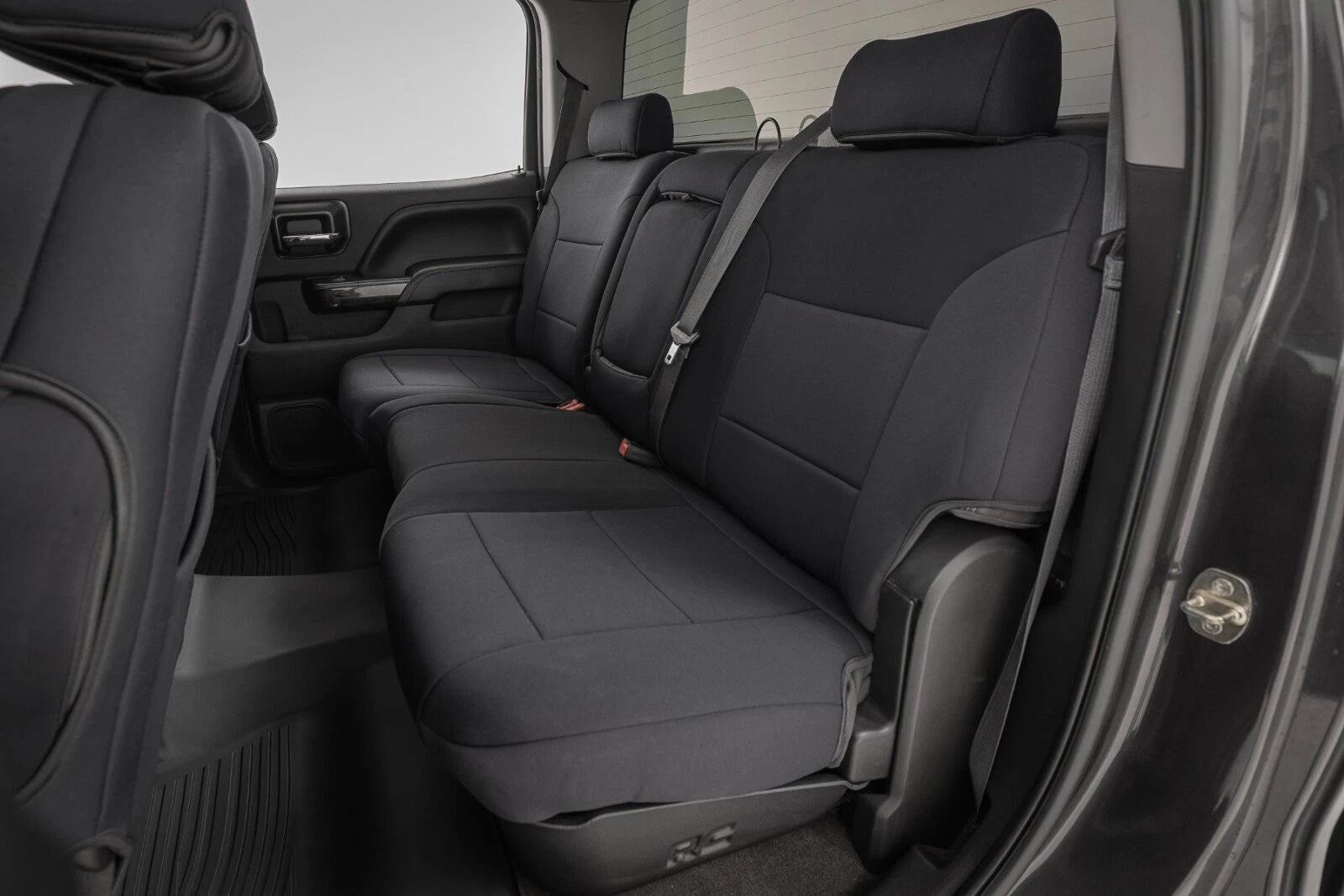 Rough Country Seat Covers FR Bucket & RR 60/40 Bench Chevy/GMC 2500/3500HD 14-25 91070