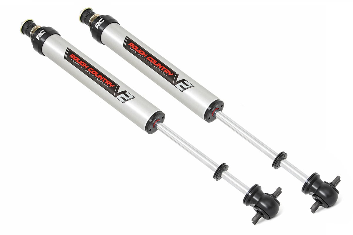 Rough Country for Jeep Wrangler TJ/Cherokee XJ V2 Front Shocks Pair 5-6.5" 760743_F