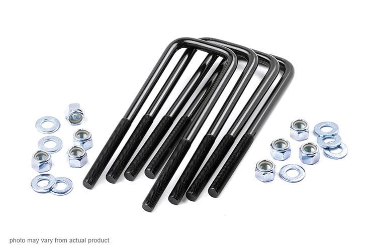 Rough Country 9/16-inch Square U-bolts 2.5 x 11.5 Set of 4 7640