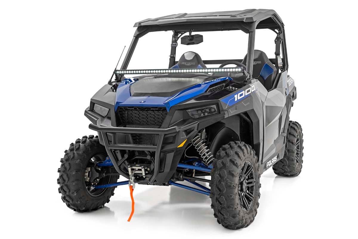 Rough Country Polaris General 50" Single-Row Windshield LED Kit BLK 19-20 93035