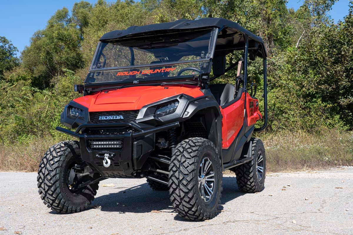 Rough Country 50" Single-Row Lower LED Kit BLK 16-20 Honda Pioneer 92014