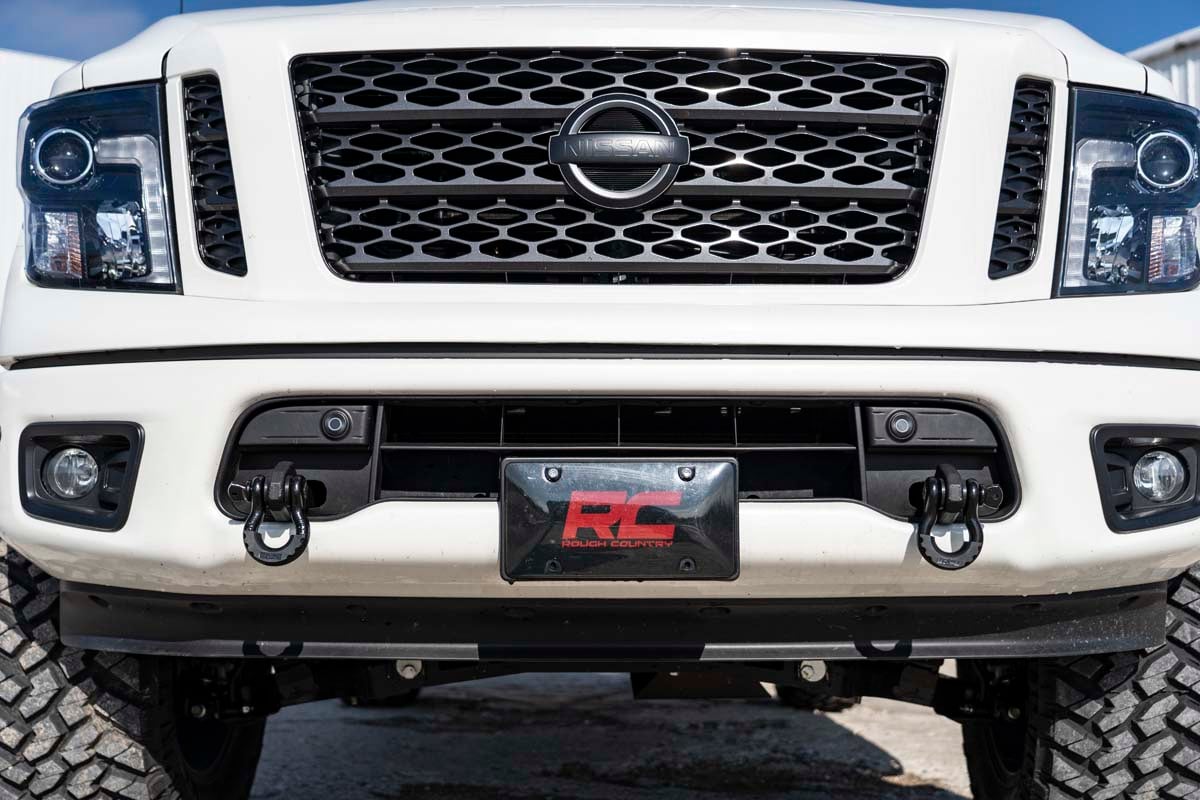 Rough Country Nissan Tow Hook to Shackle Conversion Kit 17-20 Titan RS149