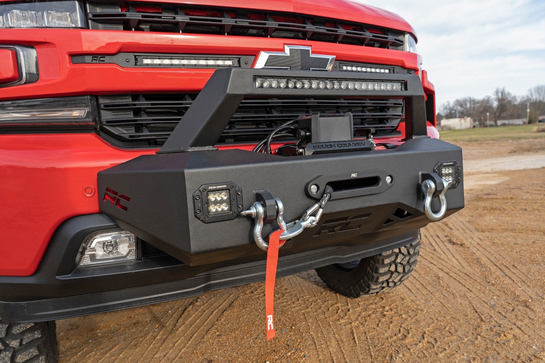 Rough Country EXO Winch Mount System (19-20 Chevrolet Silverado 1500) 10765