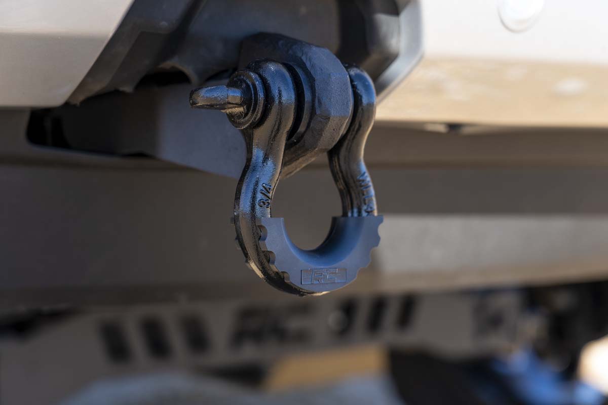Rough Country Ford Tow Hook to Shackle Kit-Mounts D-Rings 19-20 Ranger RS152