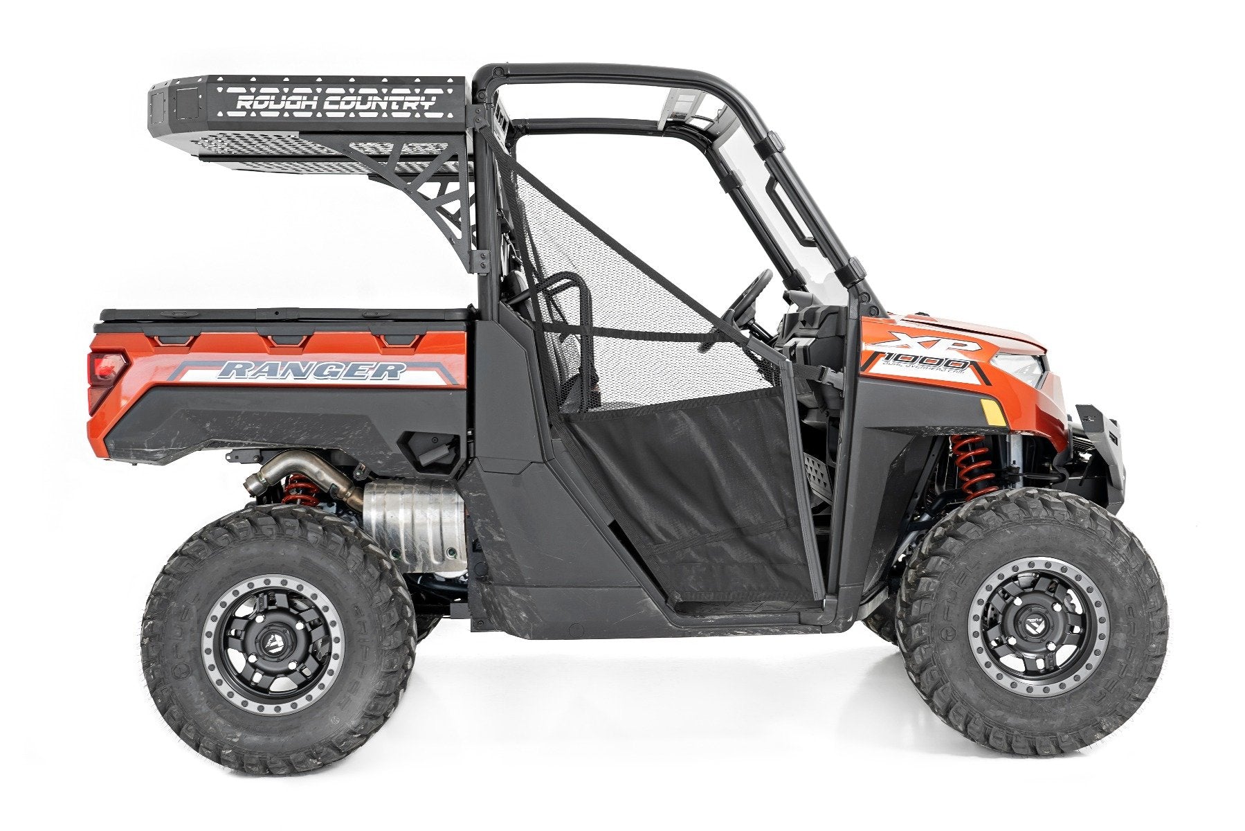 Rough Country Polaris Rear Cargo Rack w/ Cube Lights 19-20 Ranger 1000XP 93057