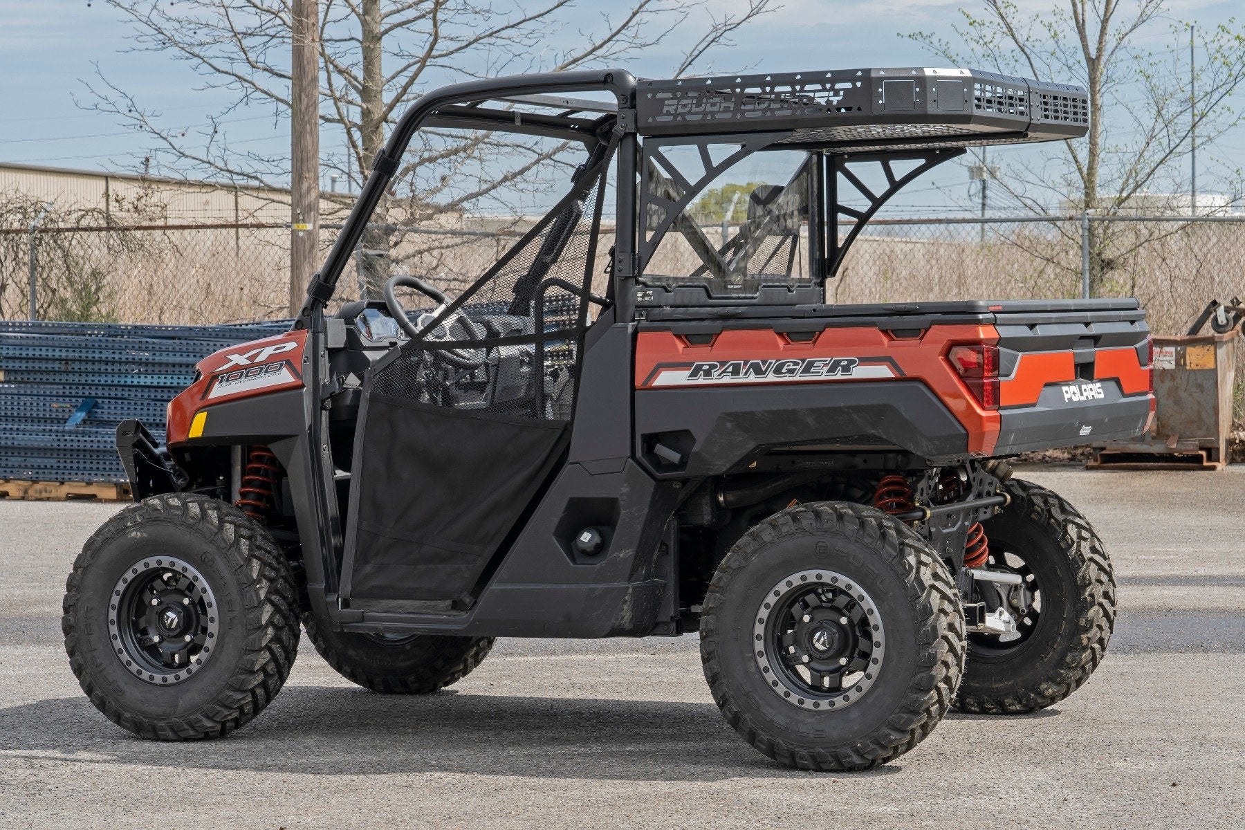 Rough Country Polaris Rear Cargo Rack w/o Cube Lights 19-22 Ranger 1000XP 93050