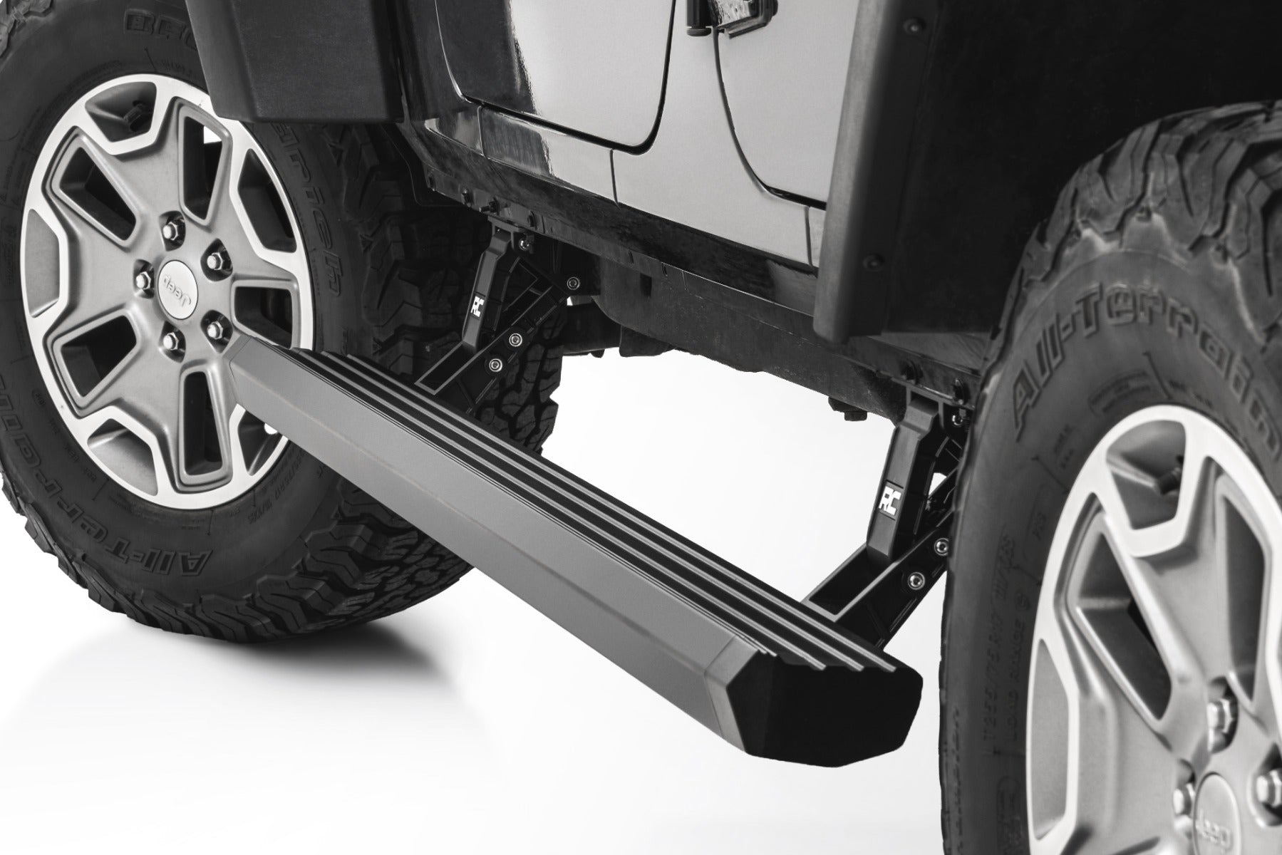 Rough Country Power Running Boards for Jeep Wrangler Unlimited 2007-2018 4 Door ESR610330