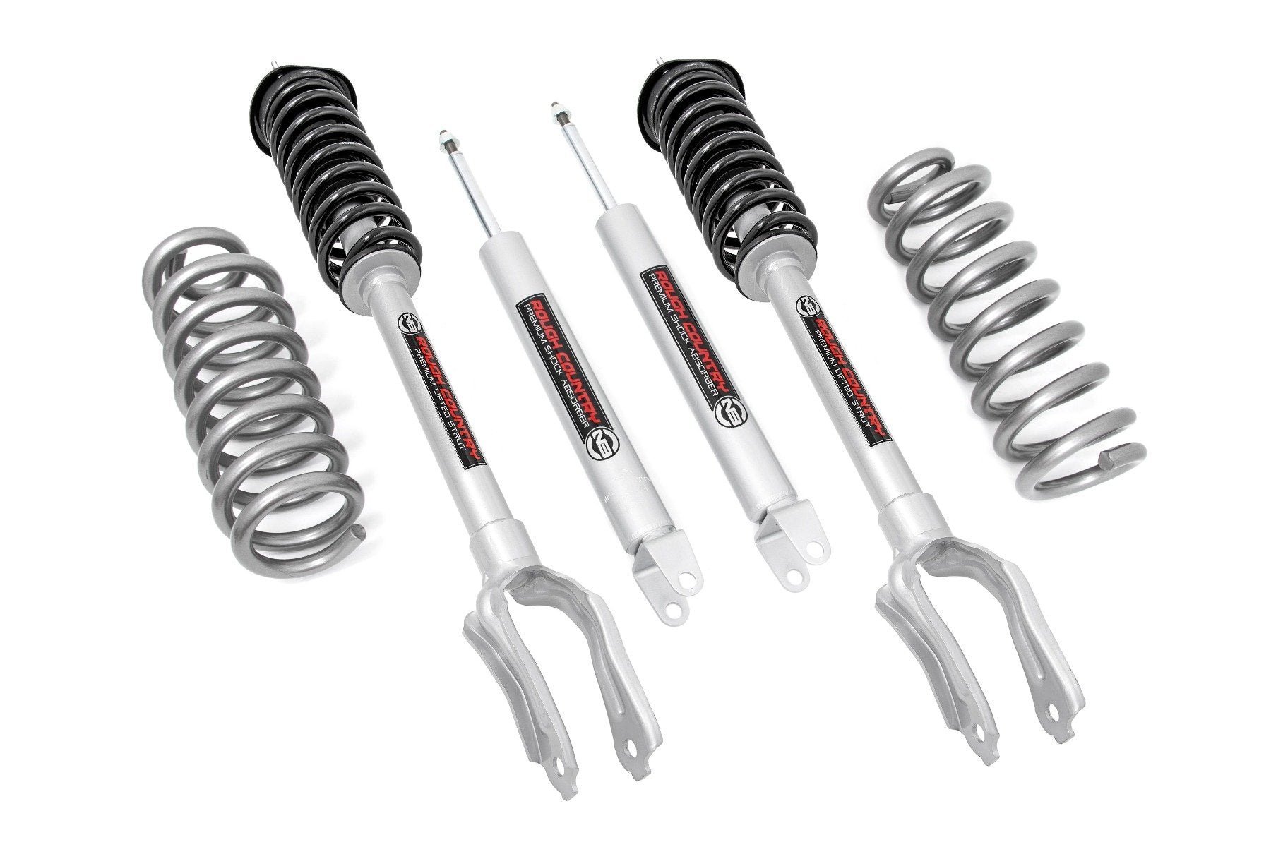 Rough Country for Jeep 2.5in Coil Spring Lift Kit 11-15 Grand Cherokee WK2 91130