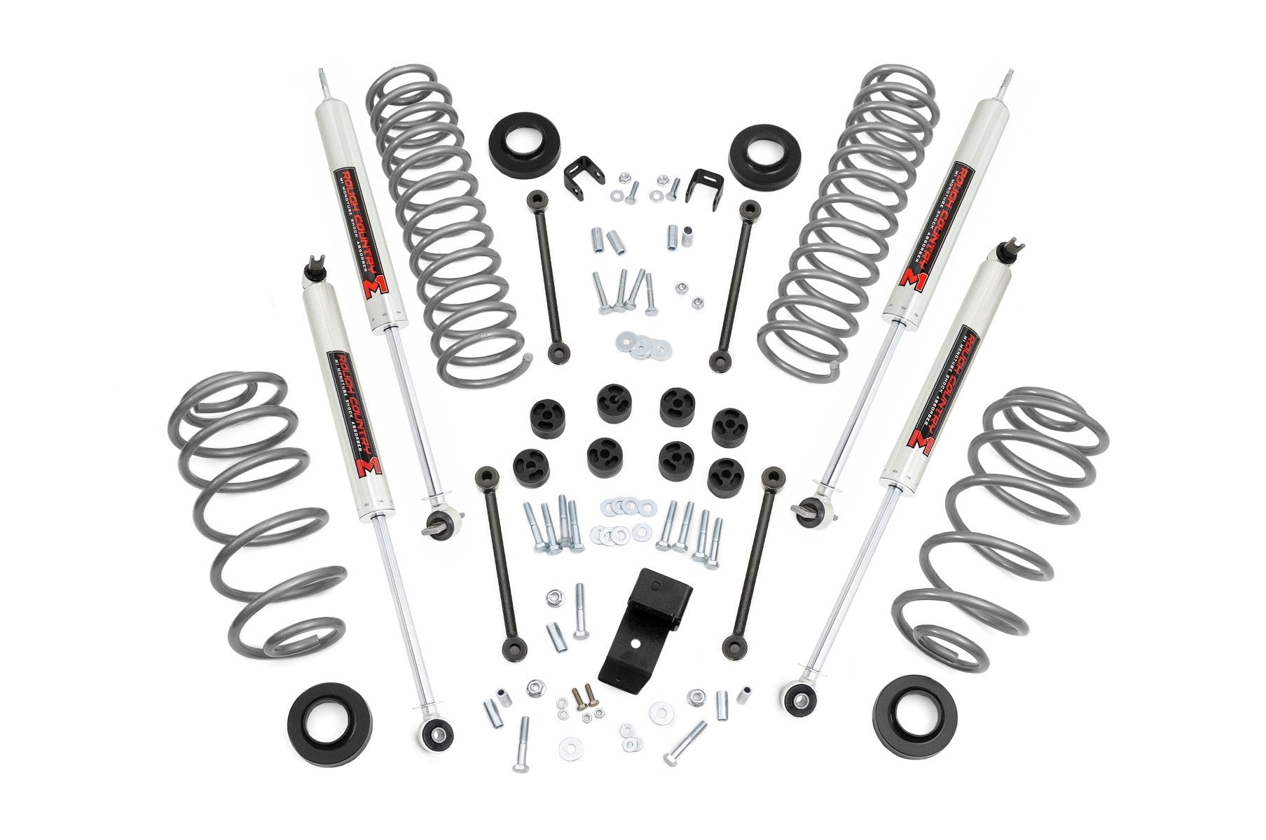 Rough Country 3.25" Lift Kit 4 Cyl M1 For Jeep Wrangler TJ 4wd 97-02 64140