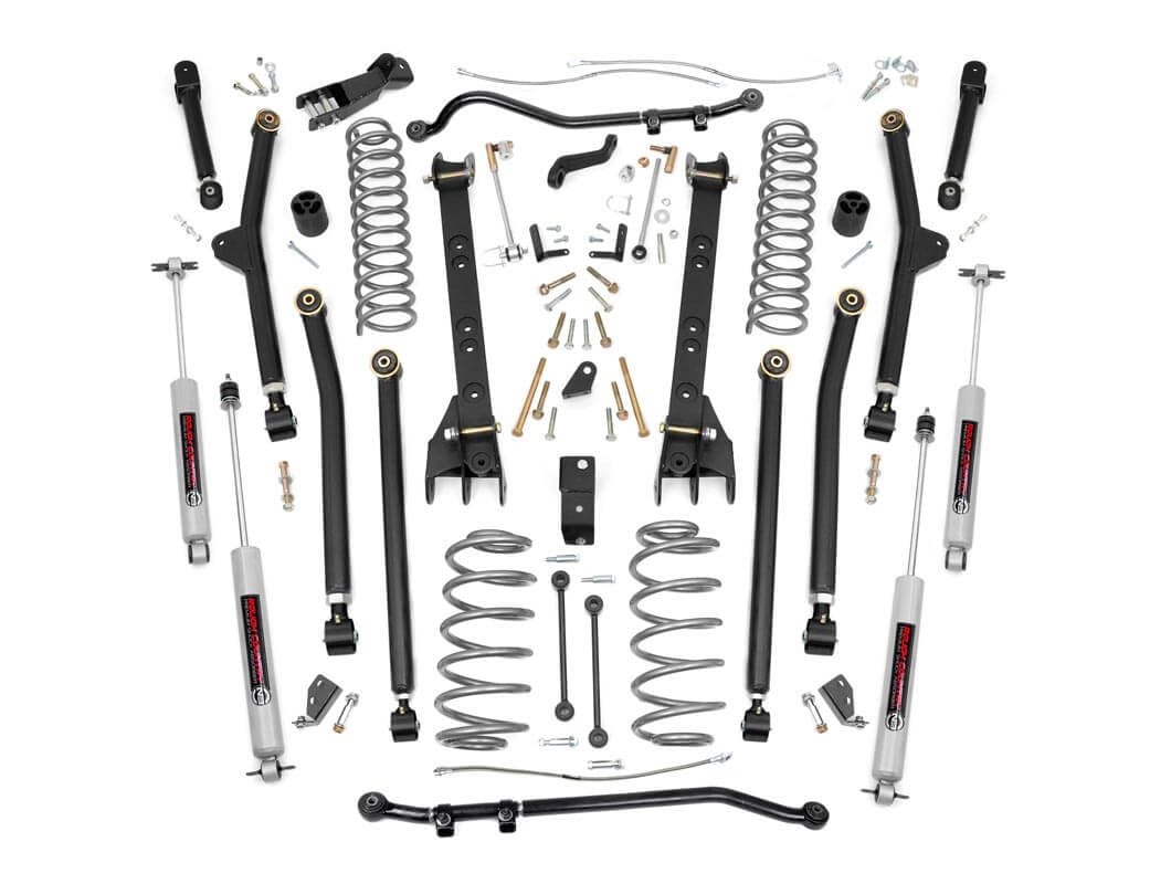 Rough Country 6" Long Arm Suspension Lift Kit For 97-06 Jeep Wrangler TJ 65922
