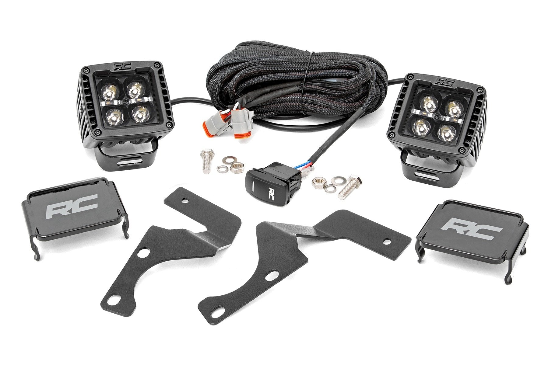 Toyota 2"LED Lwr Windshield Kit 14-20 4-Runner Blk-Series