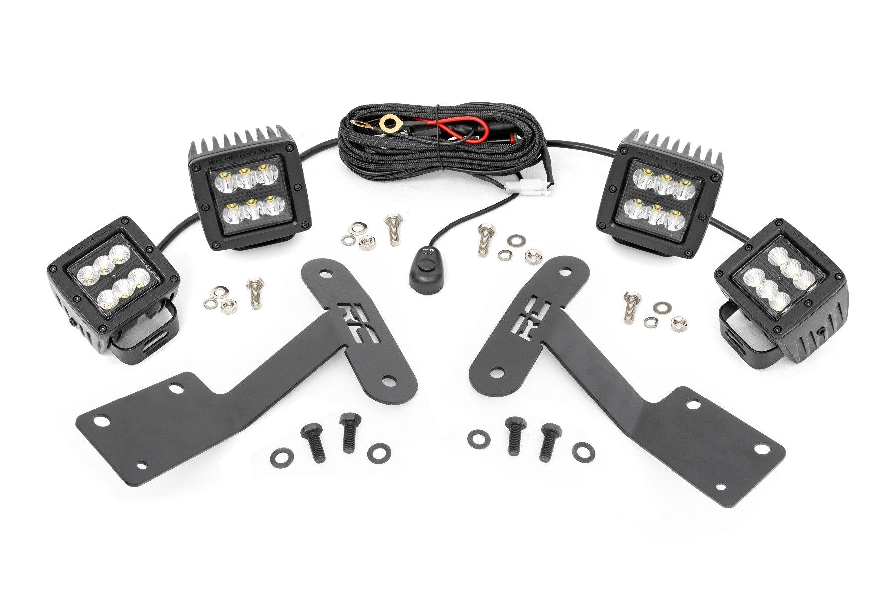 Toyota 2" LED Ditch Kit 14-20 Tundra Black Series Spot /Flood 70866