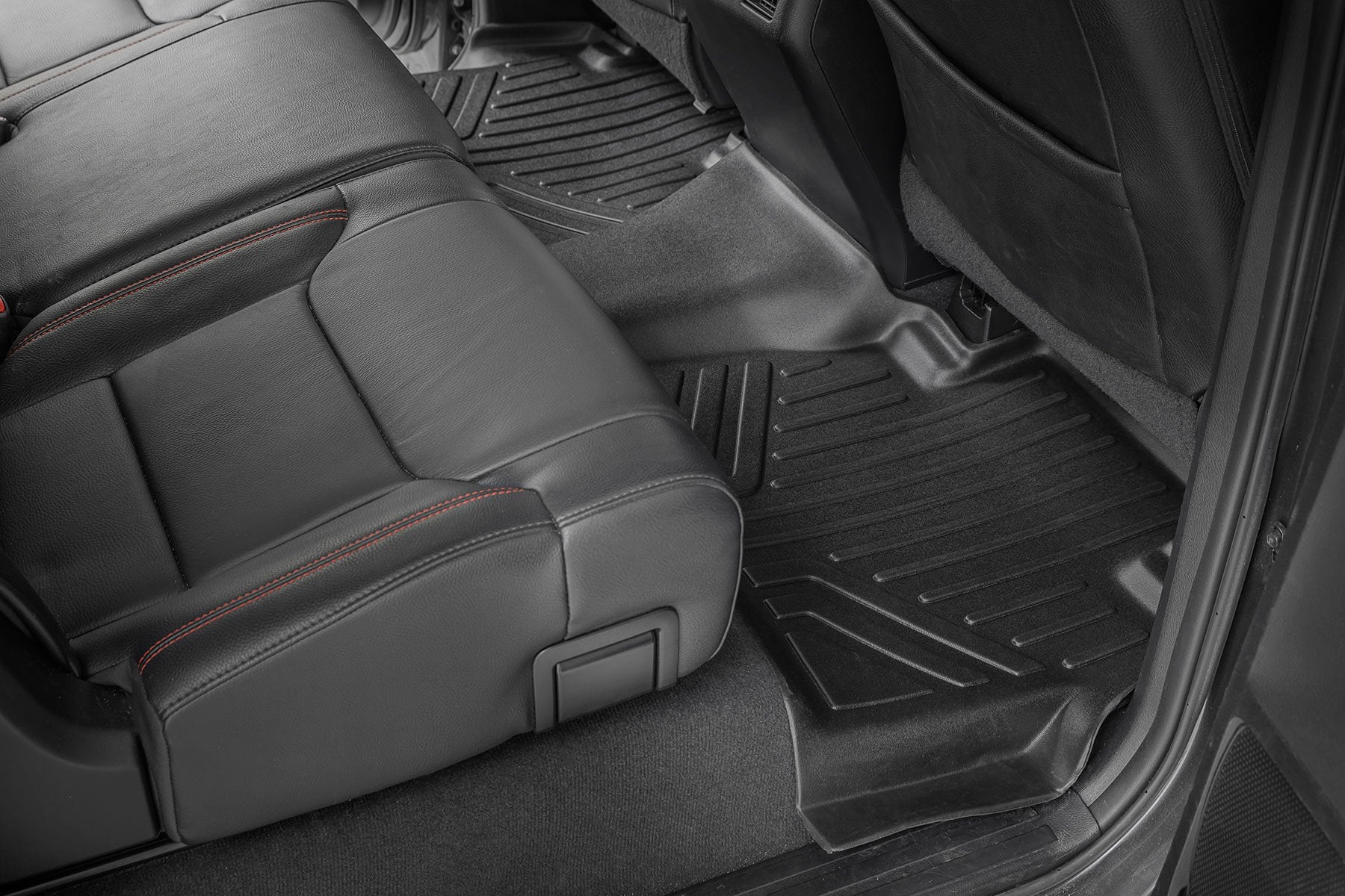Rough Country Heavy Duty Floor Mats for Toyota Tundra14-21 [Frt/Rr Crew Max] M-71770