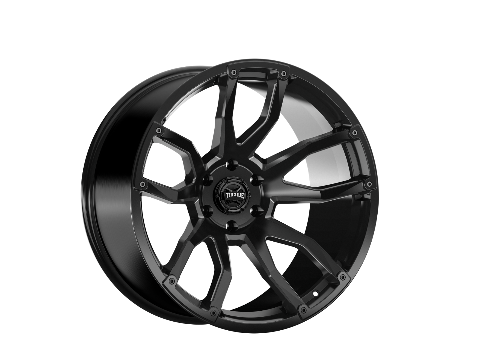 Rough Country Torque Impact Satin Black| 20x9 6x135 -12mm TW403C-20903604-12 -1