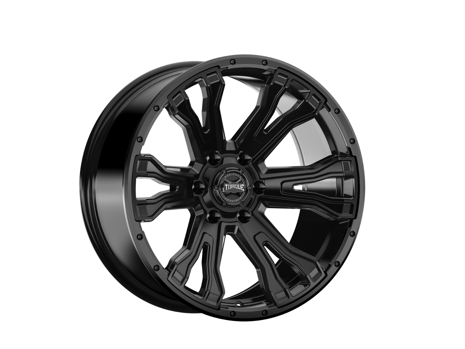 Rough Country Torque Prime Satin Black 20x9 6x135 -12mm TW407C-20903604-12 -1