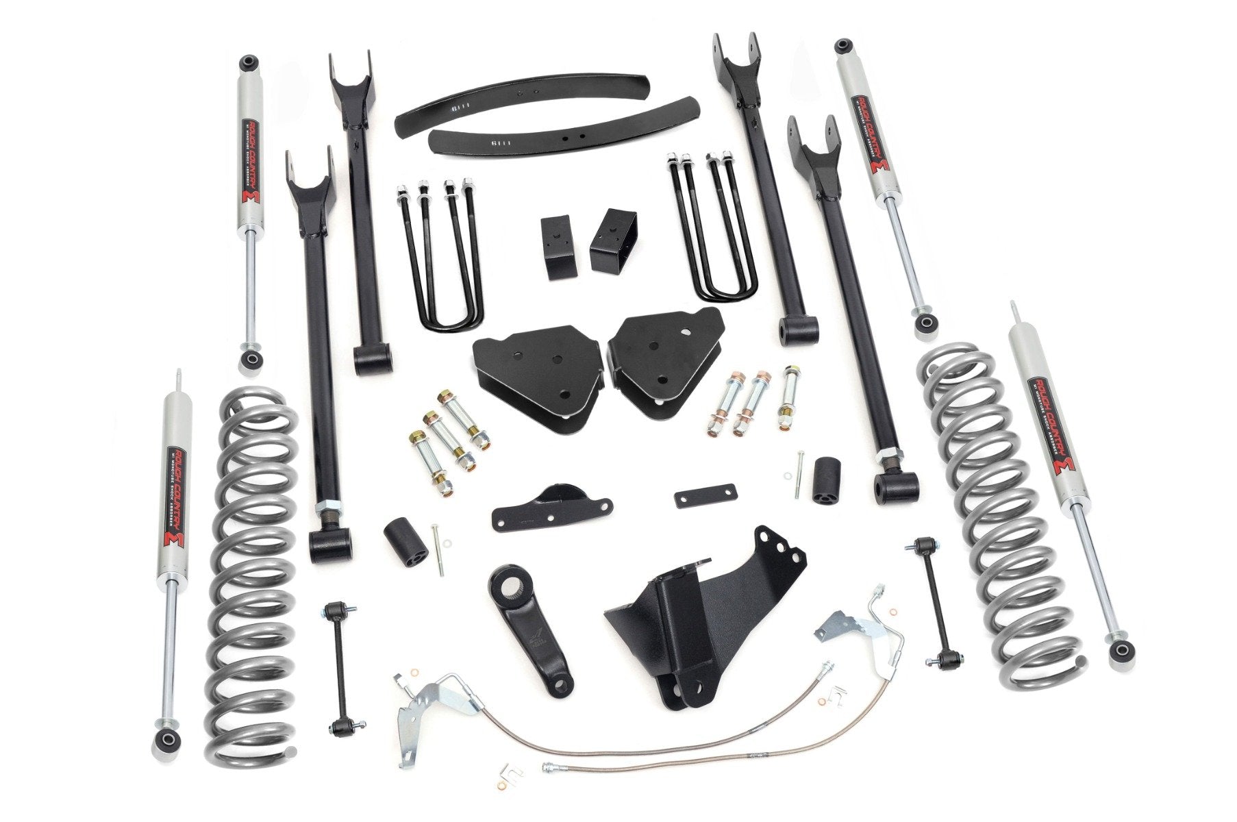 Rough Country 6" Lift Kit Gas 4 Link M1 For Ford Super Duty 4wd 08-10 58840