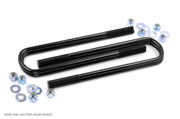 Rough Country 5/8-inch Semi-Round U-bolts 3.125 x 16.0 Set of 4 7669