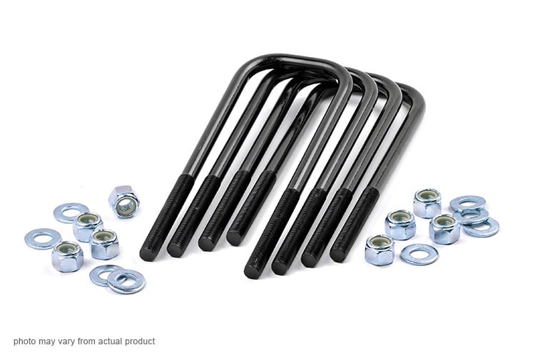 Rough Country 9/16-inch Large Radius U-bolts 3.125 x 11.5 7653