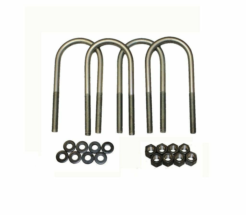 U-bolts Dana 35 Axle fits Jeep Cherokee XJ 1984-2001 (2.75" Wide x 8.5" Long)