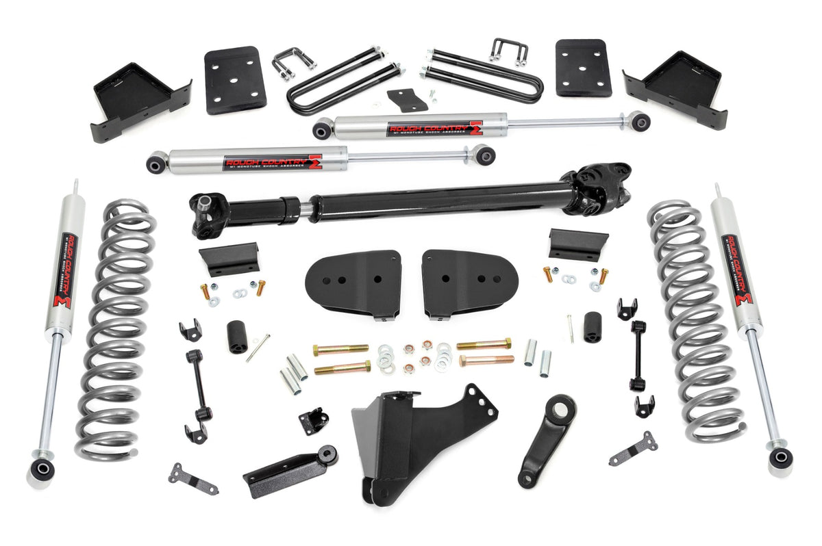 Rough Country 6" Lift Kit w/ Front Driveshaft for Ford F250/F350 23-26 SuperDuty Diesel 43731
