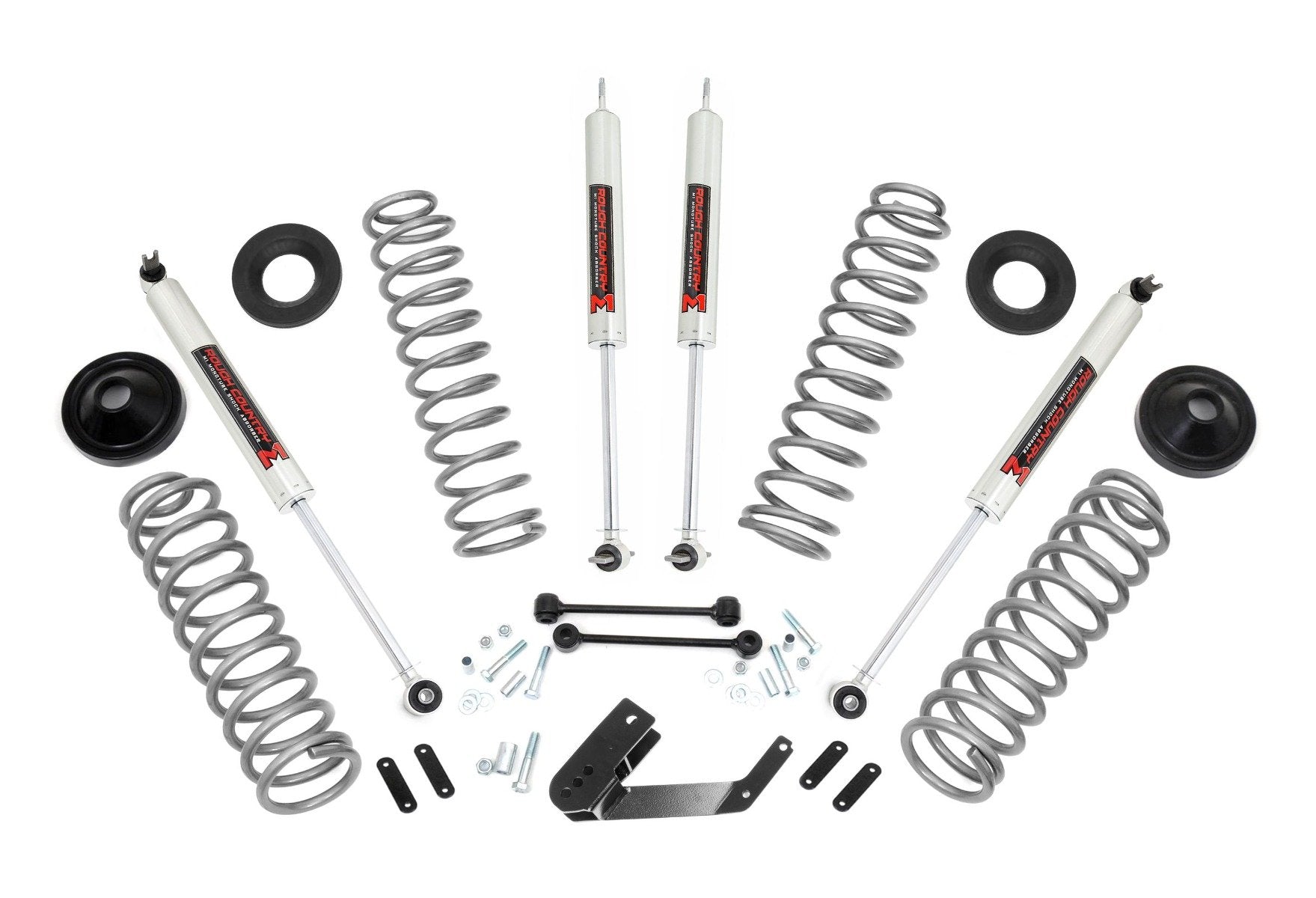 Rough Country 3.25" Suspension Lift Kit M1 For Jeep Wrangler JK 07-18 66940