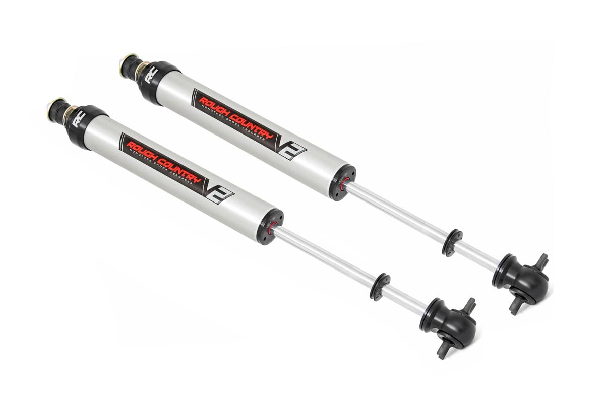 Rough Country Chevy/GMC Silverado/Sierra 1500 99-06 V2 Front Shocks Pair 0" 760766_A