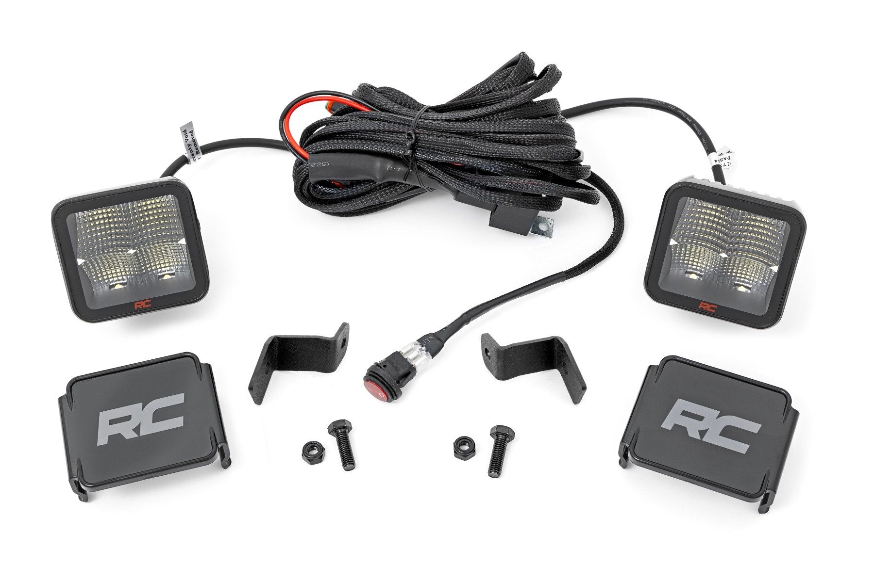 Rough Country LED Ditch Mount 2" Pair Spot Ford F150 15-23/F-150 & Lightning 82028