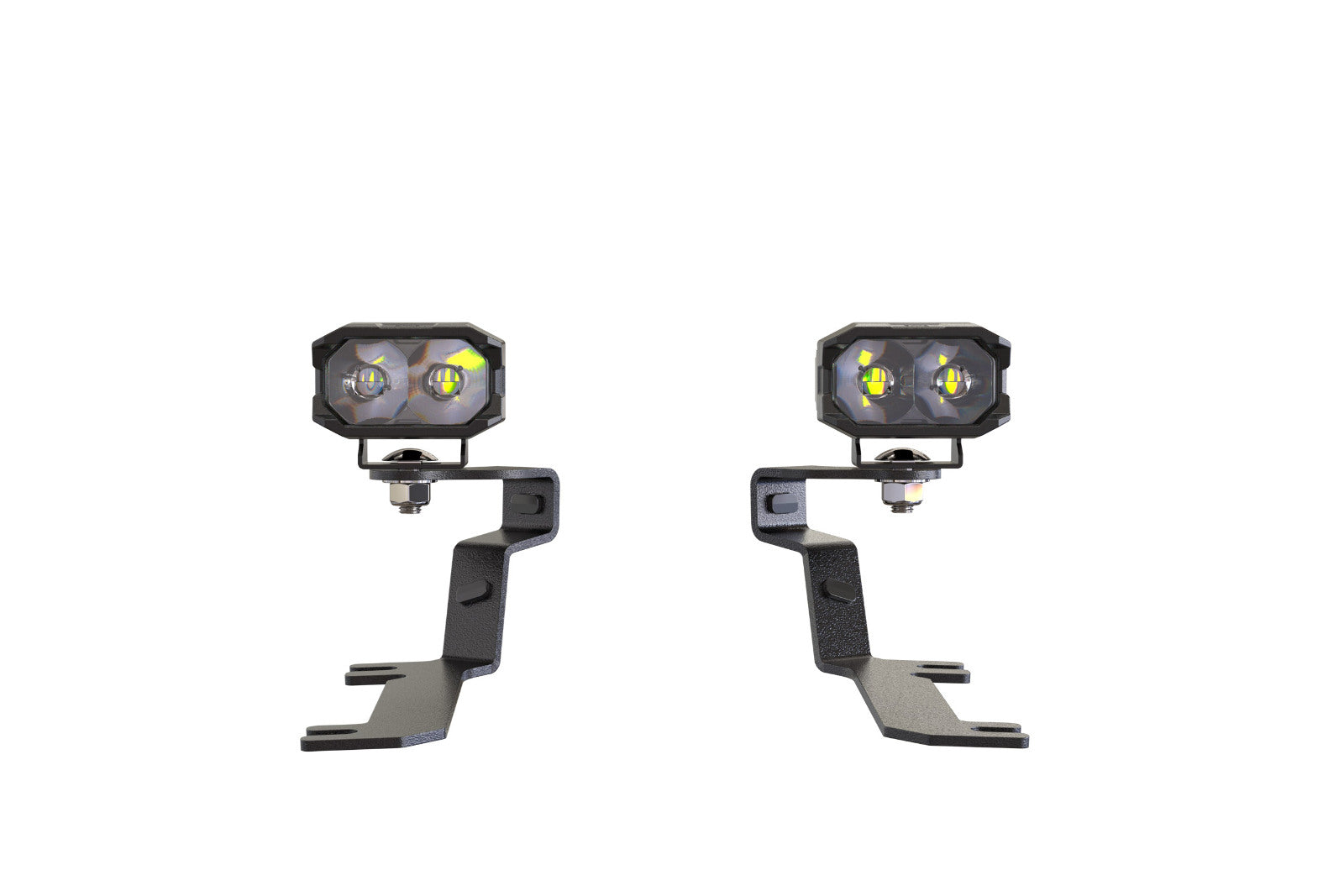 Morimoto 2Banger Drift Light Kit: 15-17 Ford Mustang (NCS Yellow Spot Beam) -2