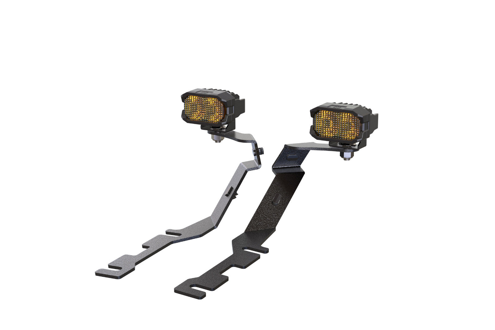 Morimoto 2Banger Ditch Light Kit: 2019+ Ram 1500 (NCS Yellow SAE Wide Beam) -1