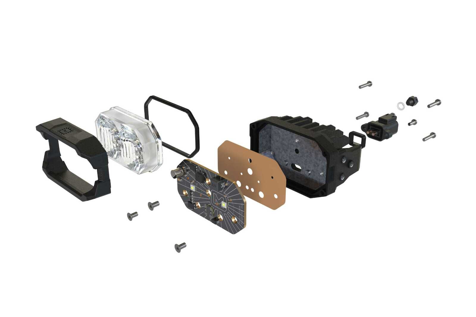 Morimoto 2Banger Ditch Light Kit: 15-20 Yukon (NCS Yellow Spot Beam) -3