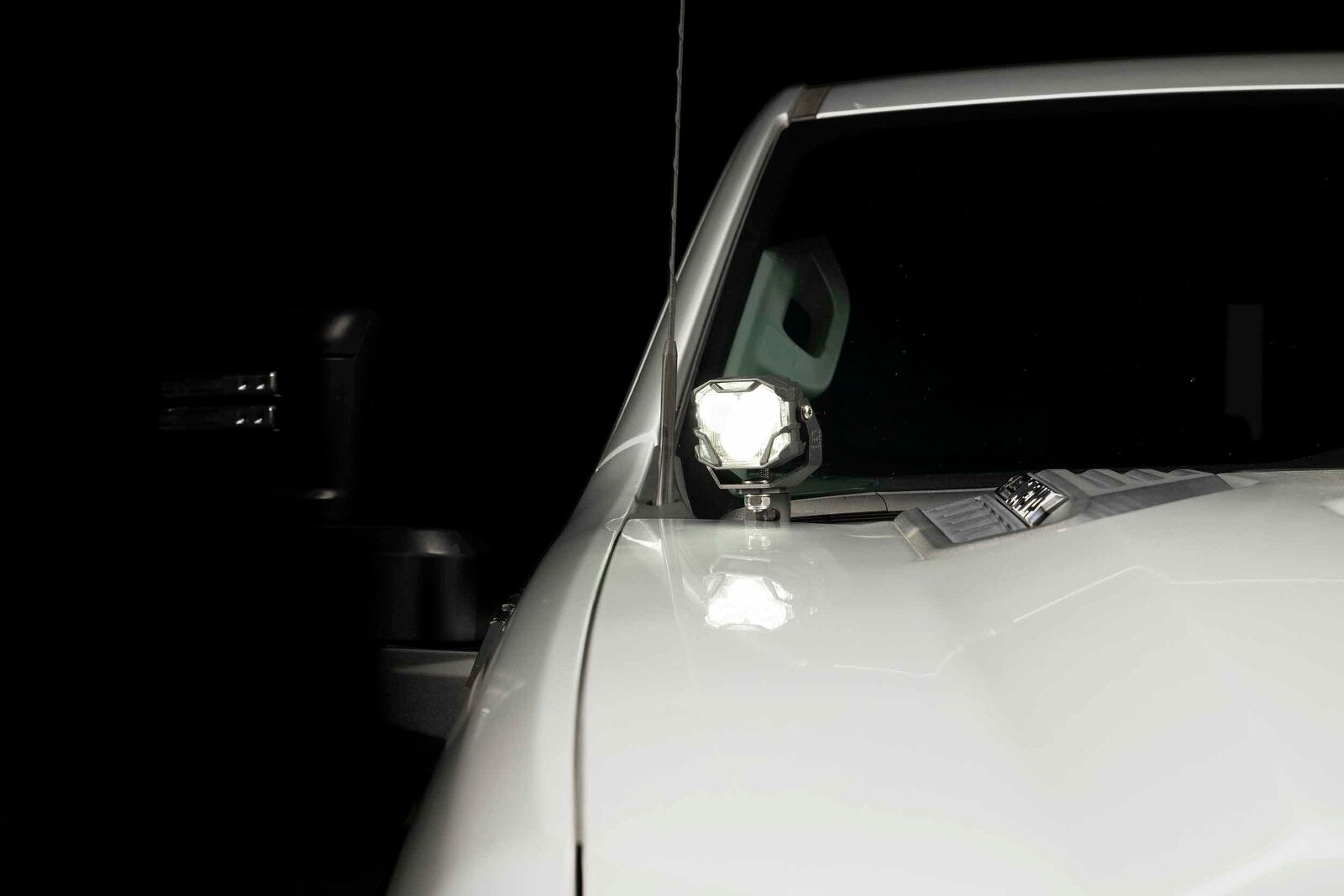 Morimoto 4Banger Ditch Light Kit: 2020+ Silverado HD (NCS Yellow Combo Beam) -8