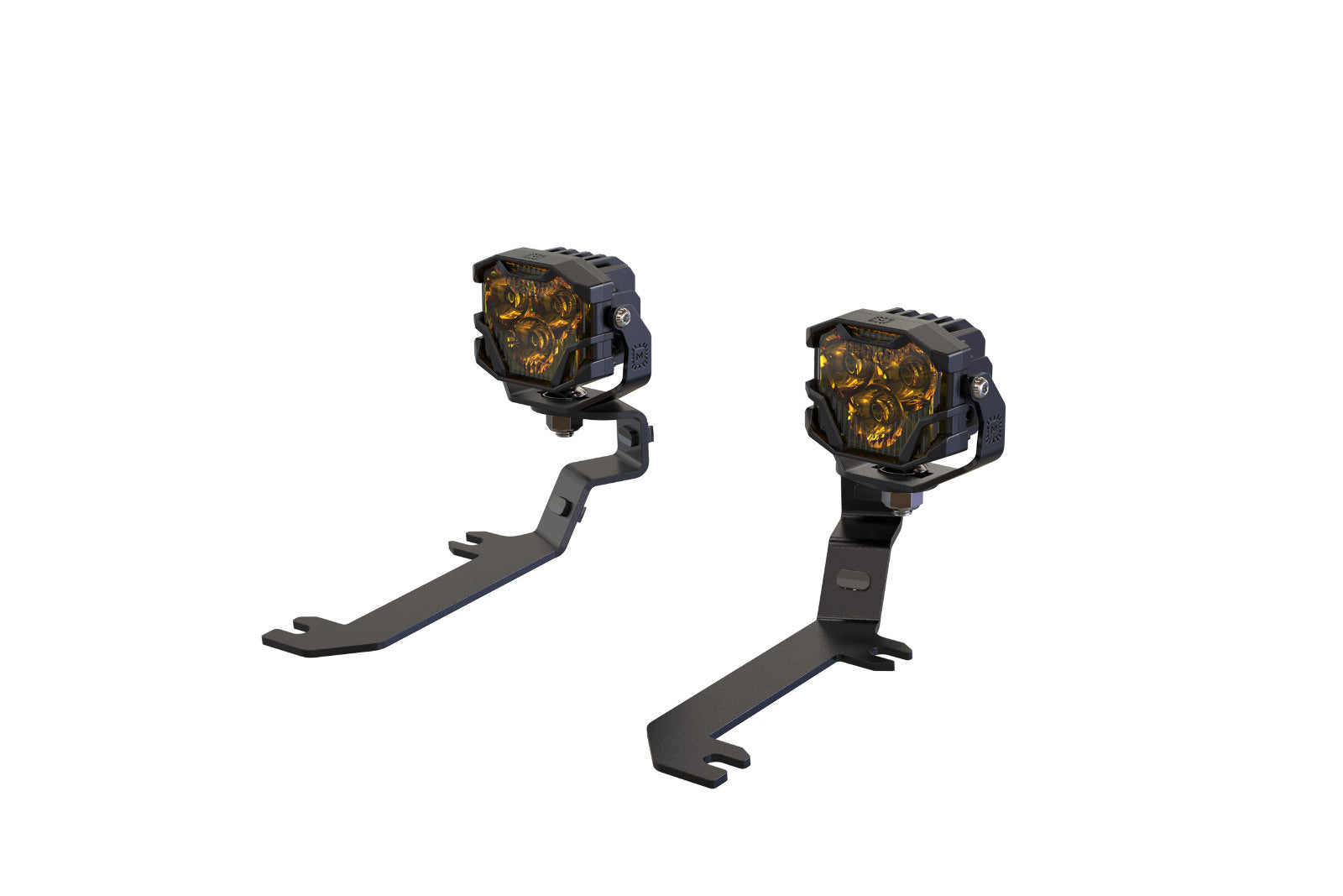 Morimoto 4Banger Ditch Light Kit: 2019+ Silverado 1500 (NCS Yellow Combo Beam) -1
