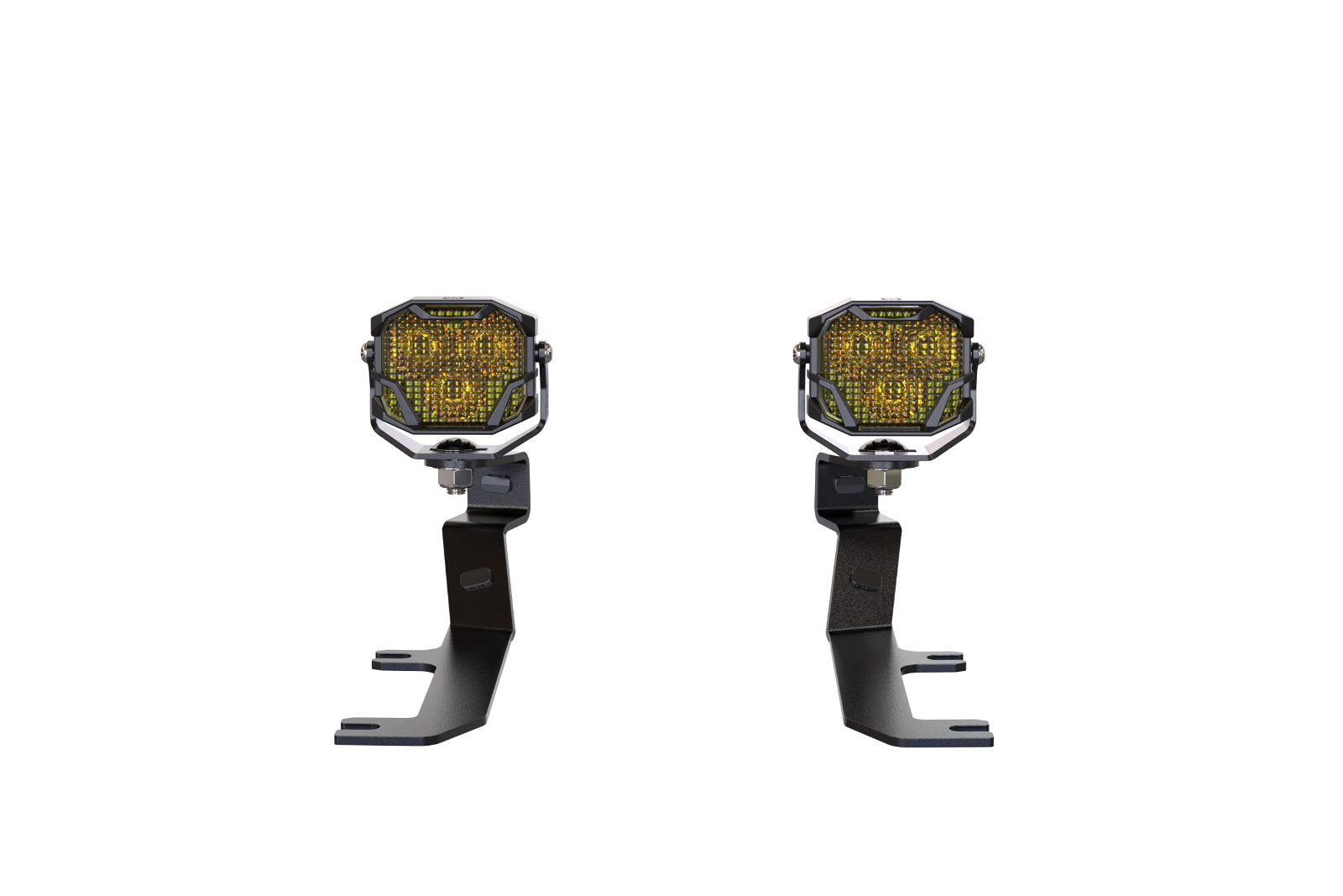 Morimoto 4Banger Ditch Light Kit: 2020+ Sierra HD (NCS Yellow Combo Beam) -2
