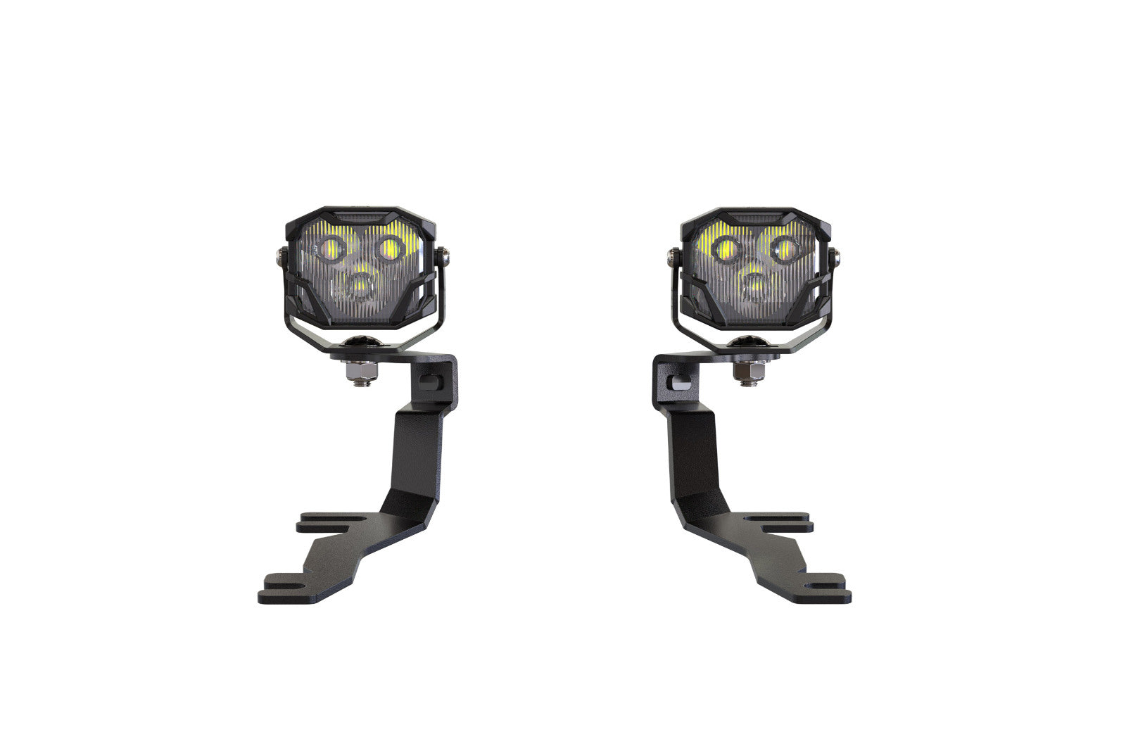 Morimoto 4Banger Drift Light Kit: 2024+ Ford Mustang (HXB Yellow Flood Beam) -3