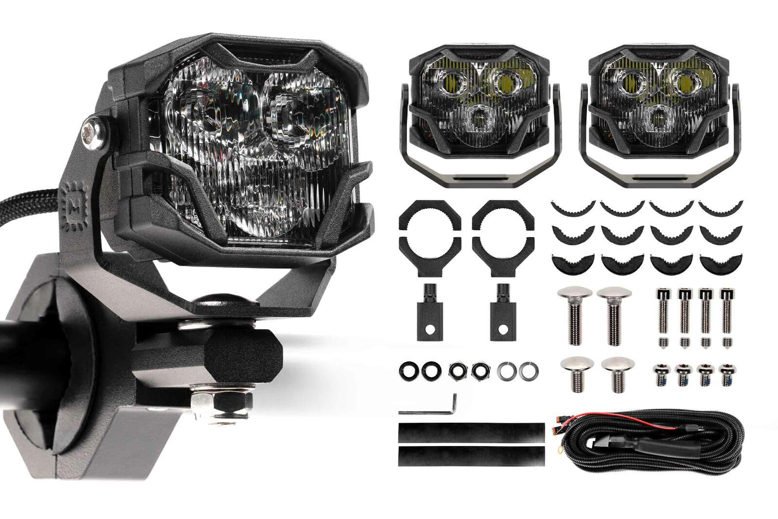 Morimoto 4Banger Universal Kit (NCS, Spot, White) -2