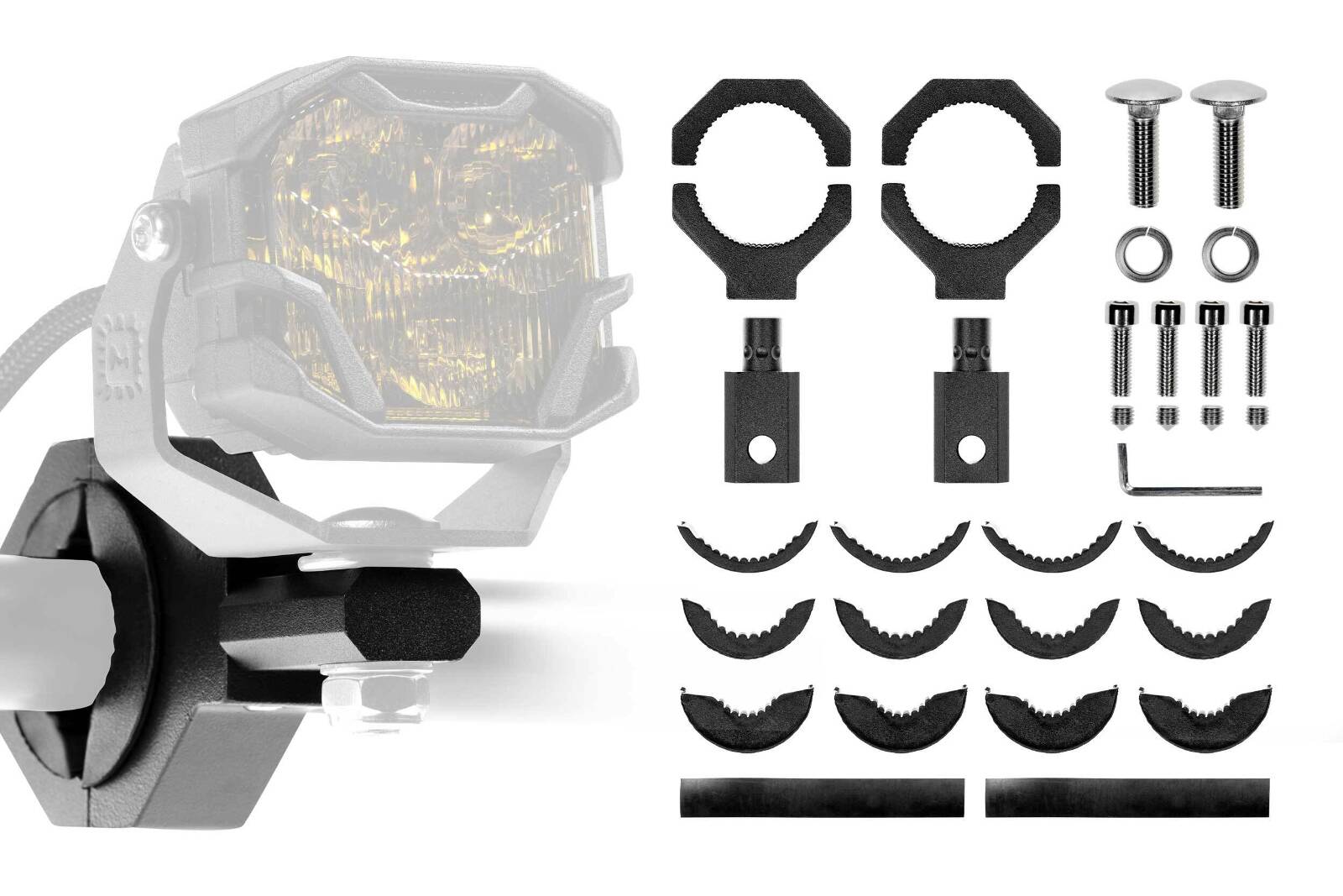Morimoto Banger Mounts Tube Clamp (Set) -2
