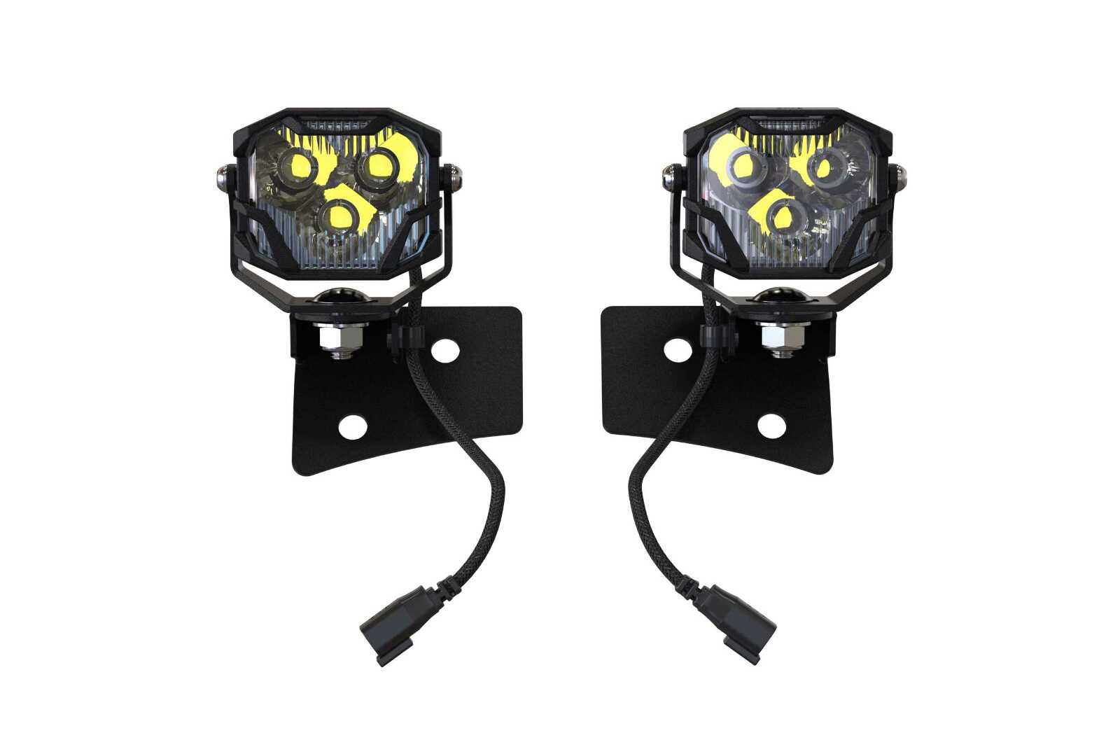 Morimoto XenonDepot Morimoto Ditch Light Brackets Jeep JK (07-18, Set) -2