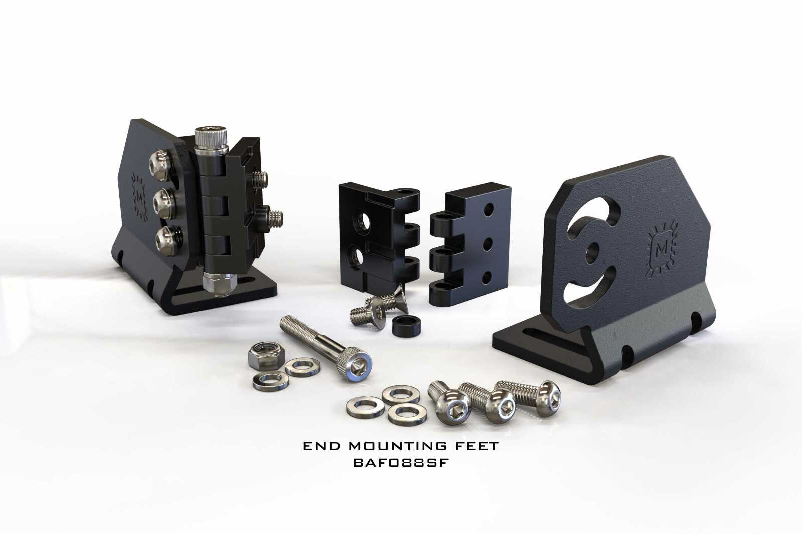 Morimoto 4Banger: Bar-End Mounting Feet (Set) -1