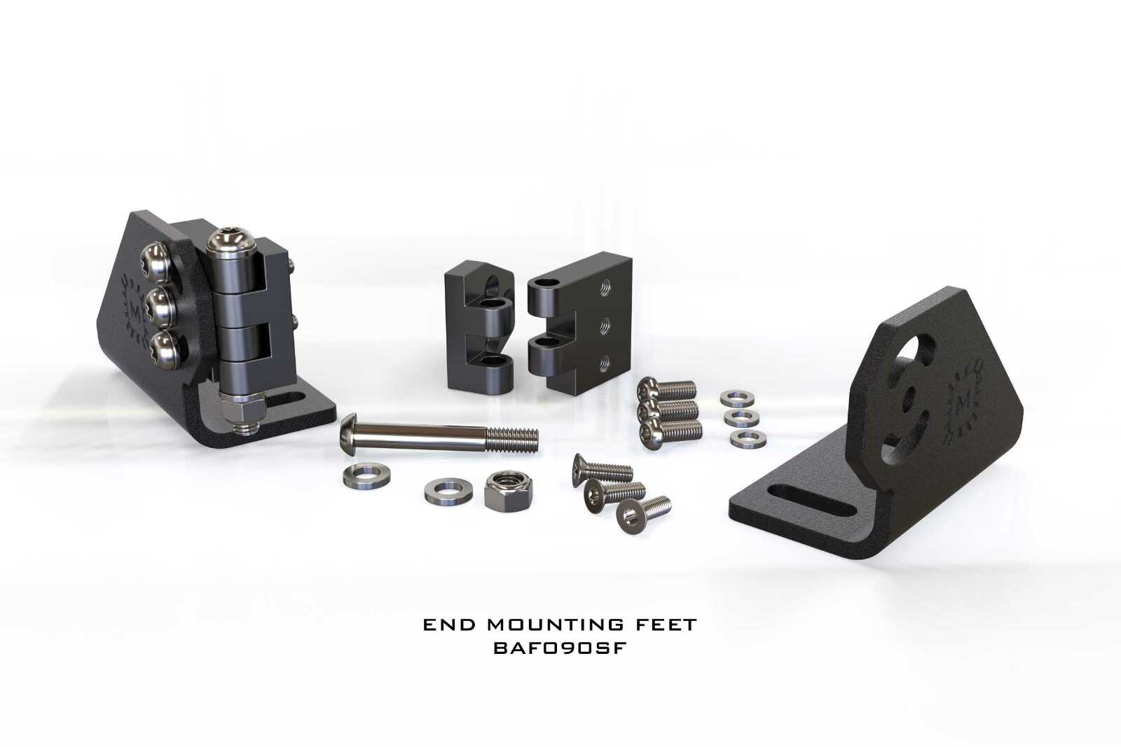 Morimoto 2Banger: Bar-End Mounting Feet (Set) -1