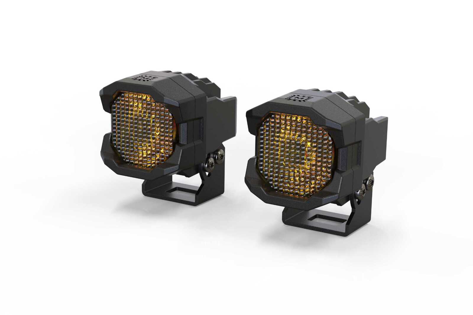 Morimoto Profile Morimoto 1Banger HXB LED Pod (Flood, Yellow, Set) -1